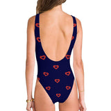 Load image into Gallery viewer, Donut Heart One Piece High Cut Swimsuit - Jamgoods .net